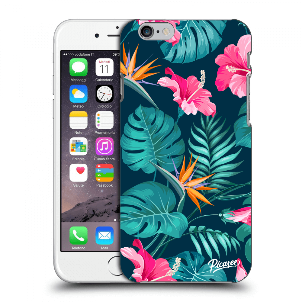 Picasee ULTIMATE CASE pro Apple iPhone 6/6S - Pink Monstera