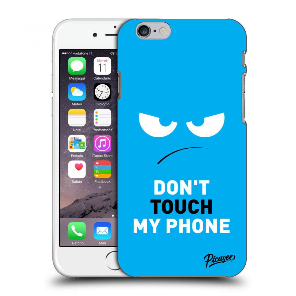 Picasee ULTIMATE CASE pro Apple iPhone 6/6S - Angry Eyes - Blue