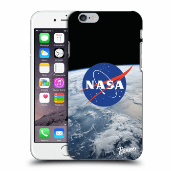 Picasee silikonowe przeźroczyste etui na Apple iPhone 6/6S - Nasa Earth