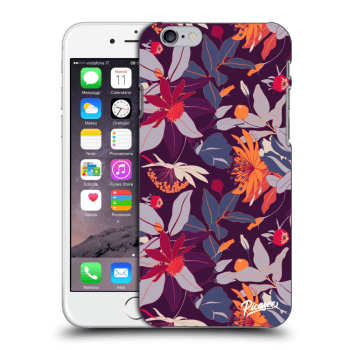 Etui na Apple iPhone 6/6S - Purple Leaf