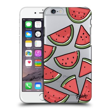 Picasee silikonowe przeźroczyste etui na Apple iPhone 6/6S - Melone
