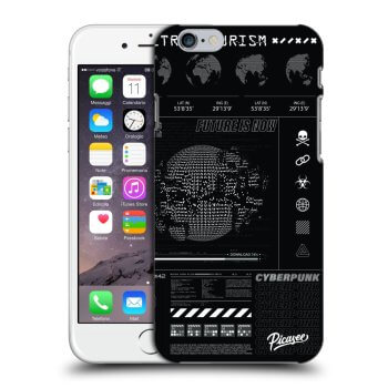 Picasee silikonowe czarne etui na Apple iPhone 6/6S - FUTURE