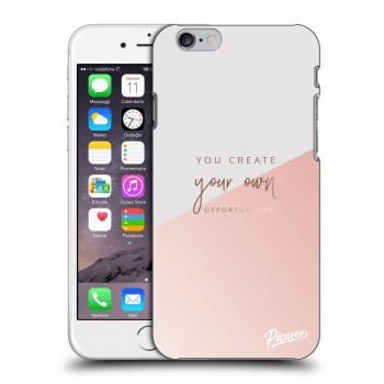 Picasee silikonowe przeźroczyste etui na Apple iPhone 6/6S - You create your own opportunities