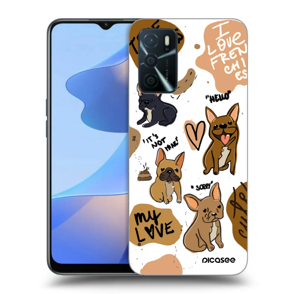 Picasee ULTIMATE CASE na OPPO A16s - Frenchies