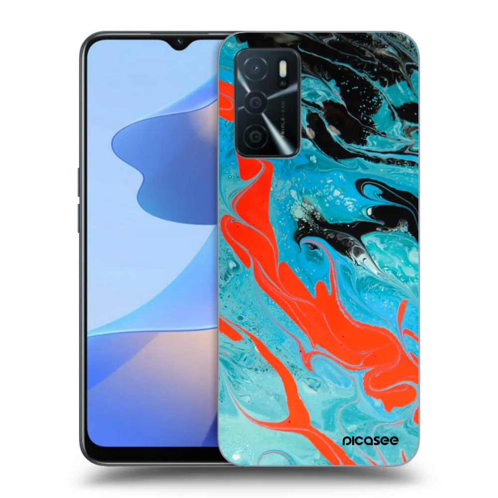 Picasee ULTIMATE CASE na OPPO A16s - Blue Magma
