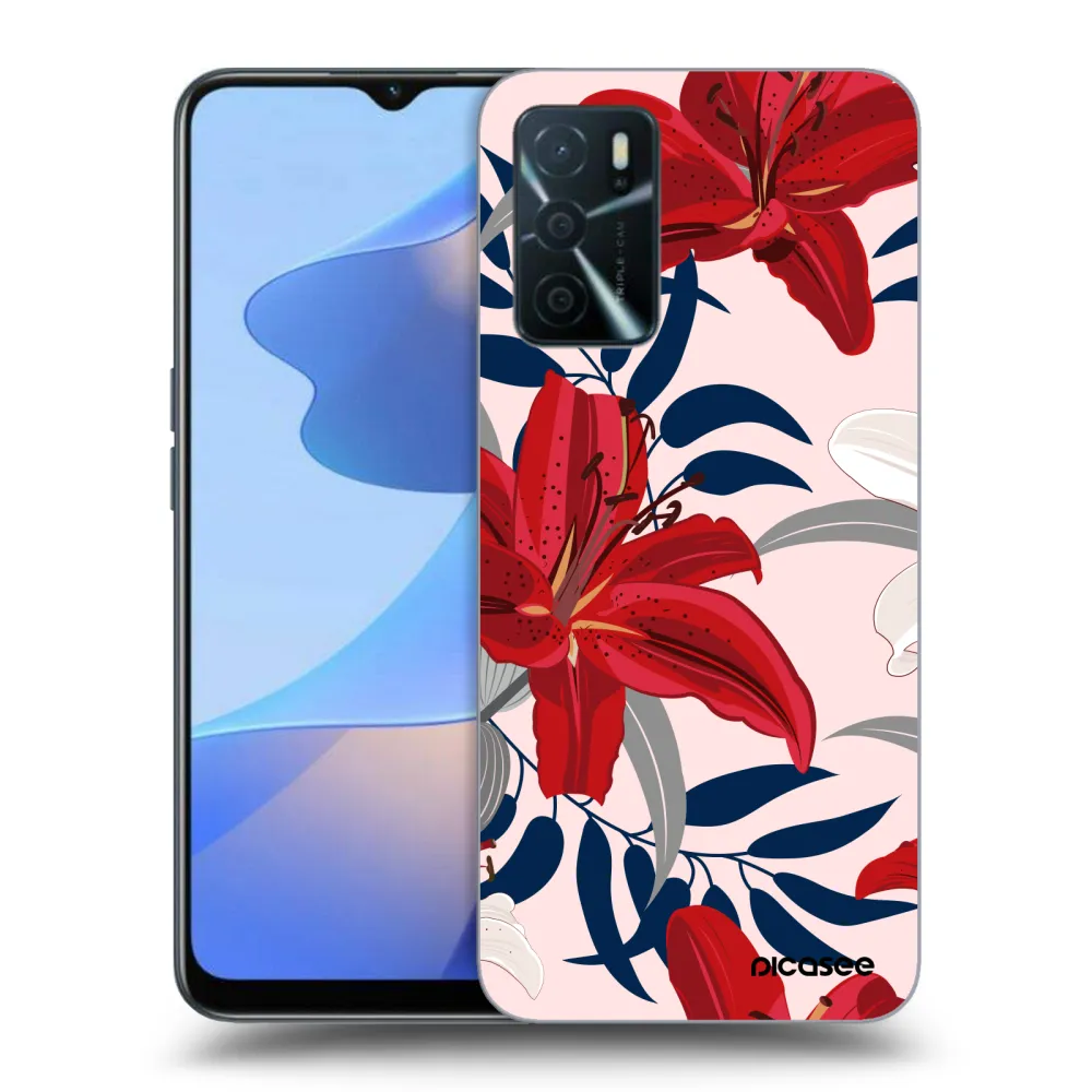 Picasee ULTIMATE CASE na OPPO A16s - Red Lily