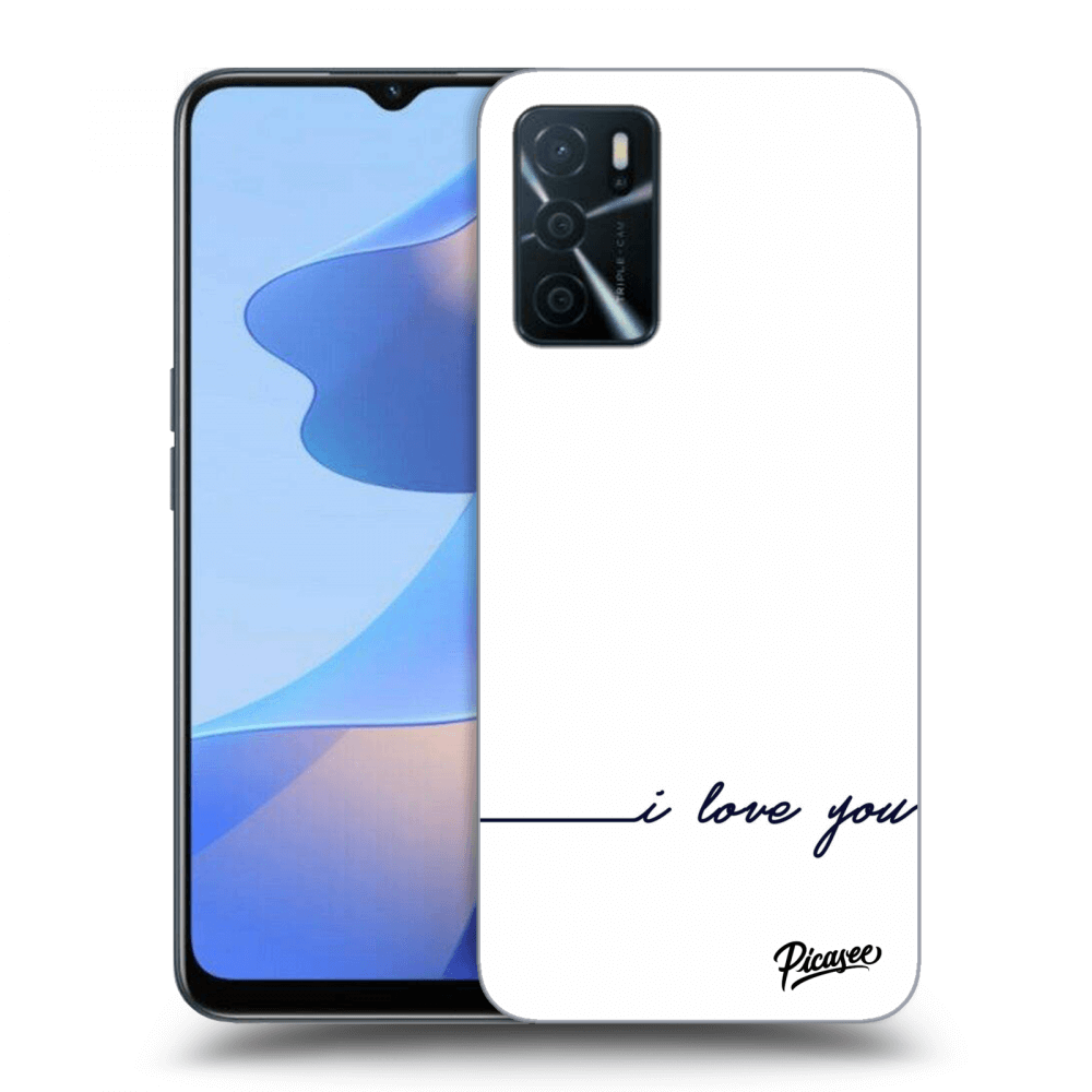 Picasee ULTIMATE CASE pro OPPO A16s - I love you