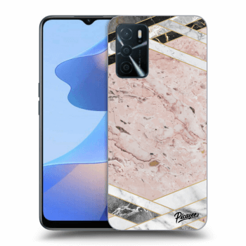 Etui na OPPO A16s - Pink geometry