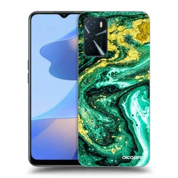 Etui na OPPO A16s - Green Gold