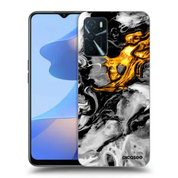Etui na OPPO A16s - Black Gold 2
