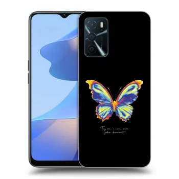 Etui na OPPO A16s - Diamanty Black