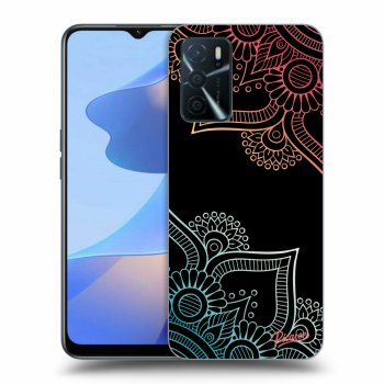 Etui na OPPO A16s - Flowers pattern