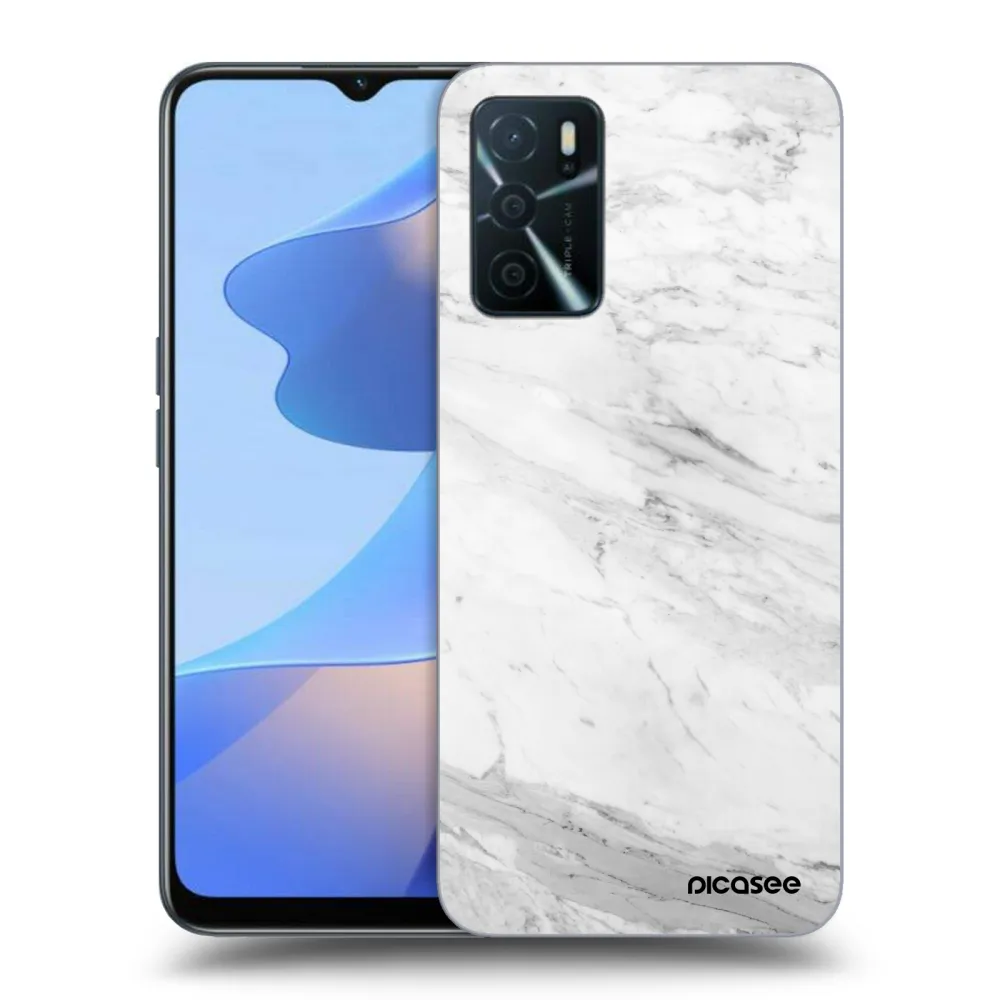Picasee ULTIMATE CASE na OPPO A16s - White marble