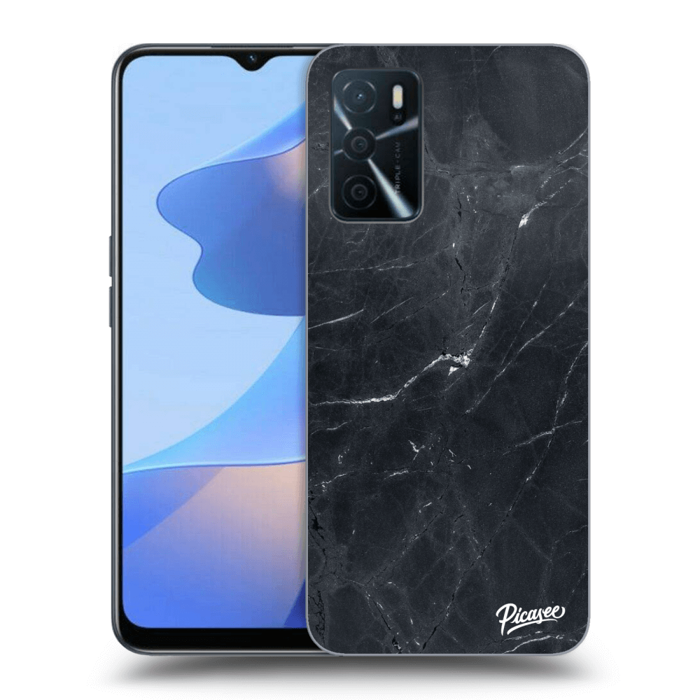 Picasee ULTIMATE CASE pro OPPO A16s - Black marble
