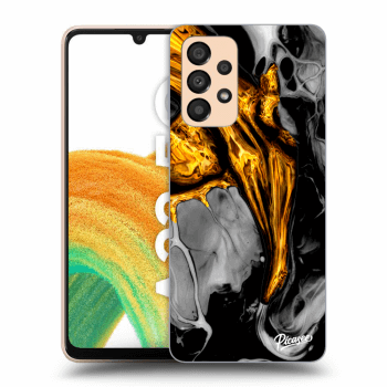 Etui na Samsung Galaxy A33 5G A336 - Black Gold