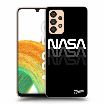 Picasee silikonowe przeźroczyste etui na Samsung Galaxy A33 5G A336 - NASA Triple