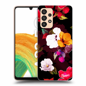 Picasee silikonowe przeźroczyste etui na Samsung Galaxy A33 5G A336 - Flowers and Berries
