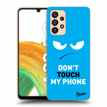 Etui na Samsung Galaxy A33 5G A336 - Angry Eyes - Blue
