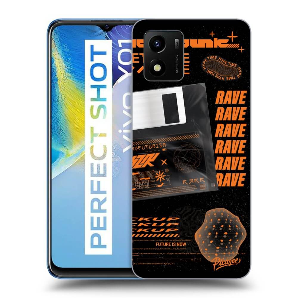 Picasee silikonowe przeźroczyste etui na Vivo Y01 - RAVE