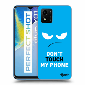 Etui na Vivo Y01 - Angry Eyes - Blue
