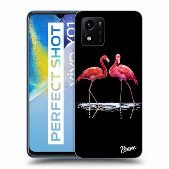 Picasee ULTIMATE CASE pro Vivo Y01 - Flamingos couple