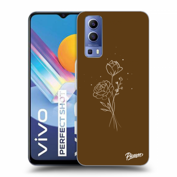 Picasee ULTIMATE CASE pro Vivo Y52 5G - Brown flowers