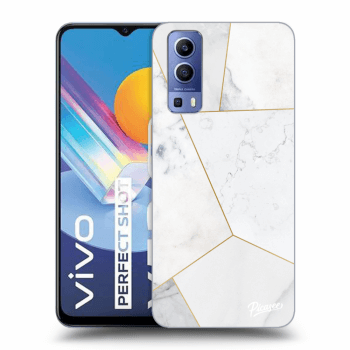 Etui na Vivo Y52 5G - White tile