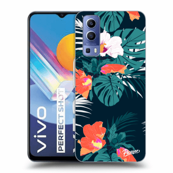 Picasee silikonowe czarne etui na Vivo Y52 5G - Monstera Color