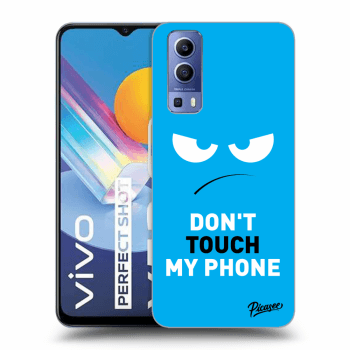 Etui na Vivo Y52 5G - Angry Eyes - Blue
