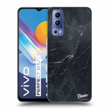 Etui na Vivo Y52 5G - Black marble