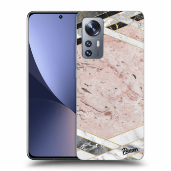 Etui na Xiaomi 12X - Pink geometry