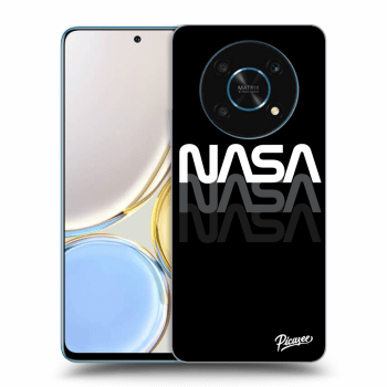 Picasee silikonowe czarne etui na Honor Magic4 Lite 5G - NASA Triple