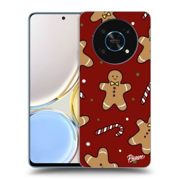Picasee silikonowe przeźroczyste etui na Honor Magic4 Lite 5G - Gingerbread 2