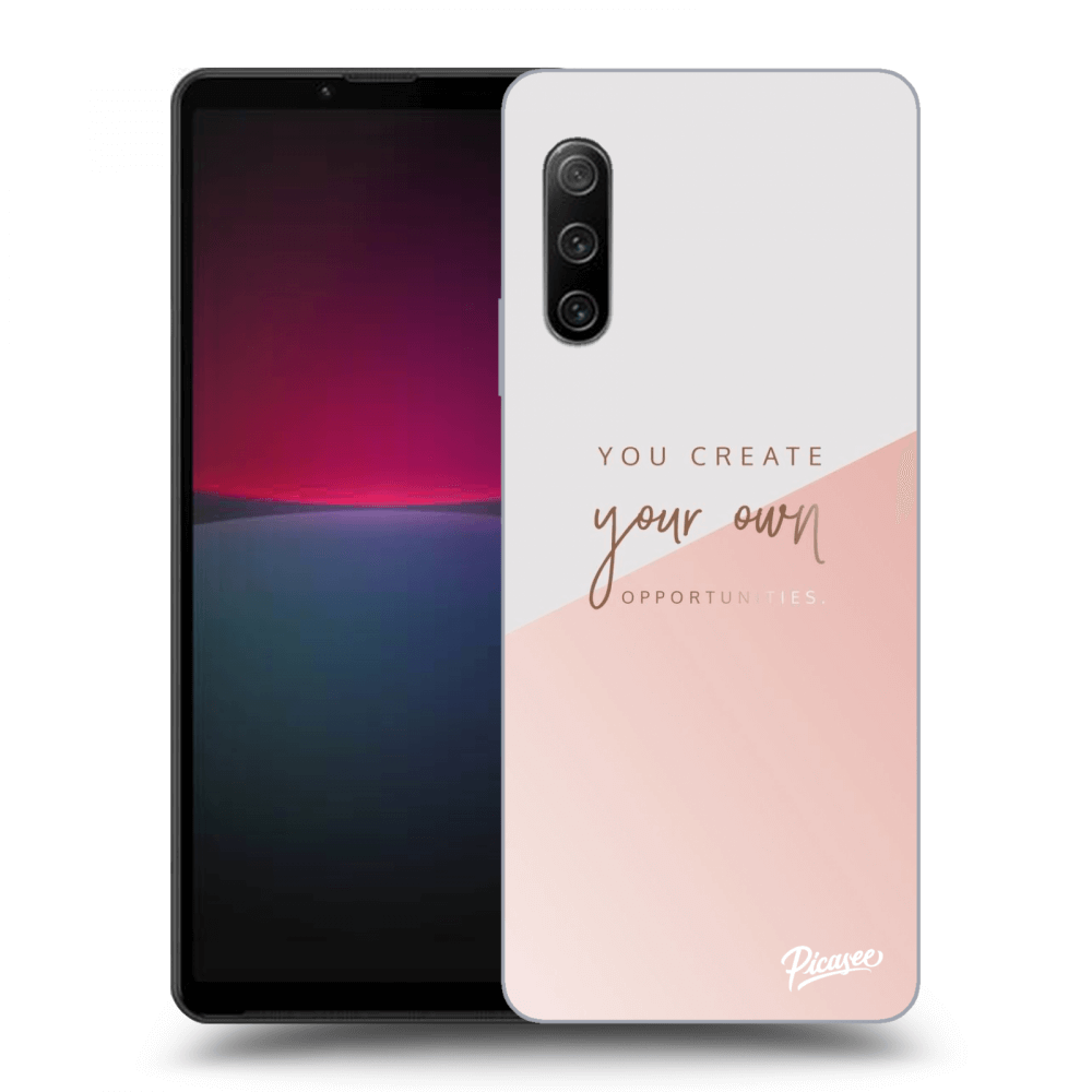 Picasee silikonowe czarne etui na Sony Xperia 10 IV 5G - You create your own opportunities