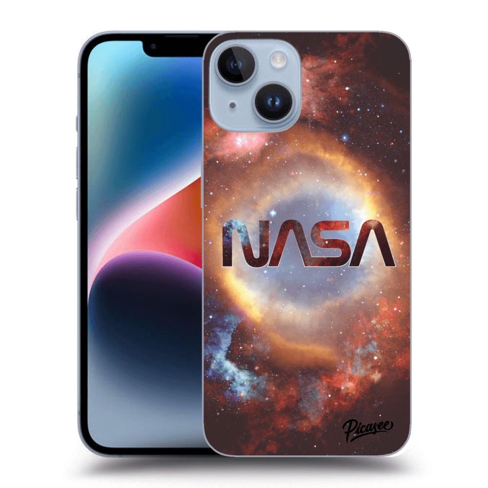 Picasee silikonowe przeźroczyste etui na Apple iPhone 14 - Nebula