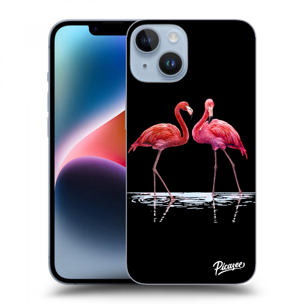 Picasee ULTIMATE CASE pro Apple iPhone 14 - Flamingos couple