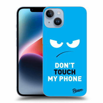 Etui na Apple iPhone 14 - Angry Eyes - Blue