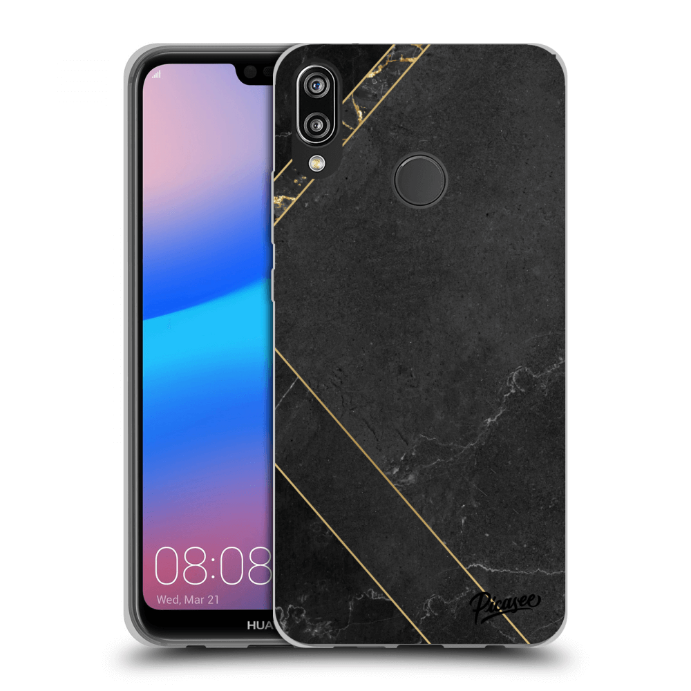 Picasee ULTIMATE CASE pro Huawei P20 Lite - Black tile