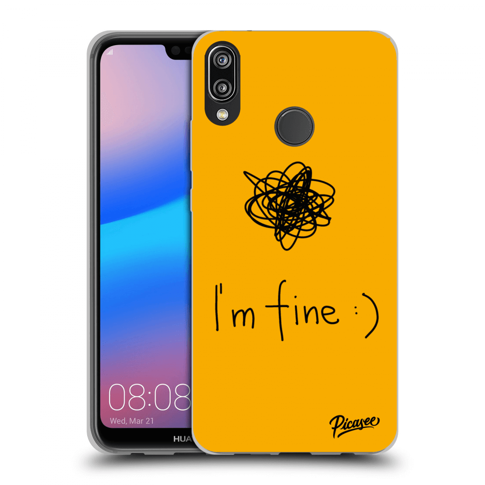 Picasee ULTIMATE CASE pro Huawei P20 Lite - I am fine