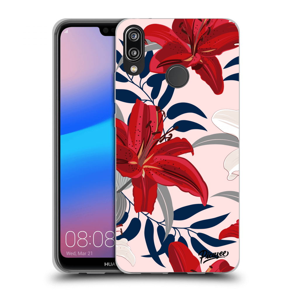 Picasee ULTIMATE CASE pro Huawei P20 Lite - Red Lily