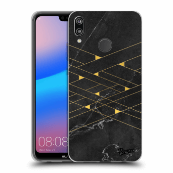 Etui na Huawei P20 Lite - Gold Minimal