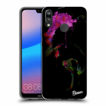 Picasee ULTIMATE CASE pro Huawei P20 Lite - Peony black