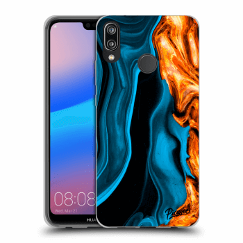 Etui na Huawei P20 Lite - Gold blue