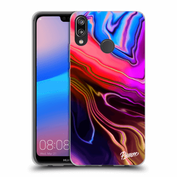 Picasee silikonowe przeźroczyste etui na Huawei P20 Lite - Electric