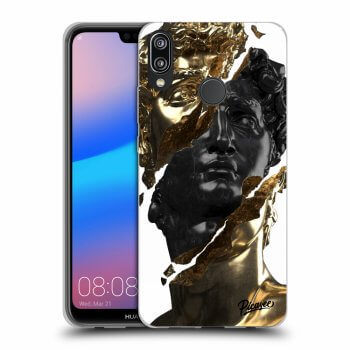 Etui na Huawei P20 Lite - Gold - Black