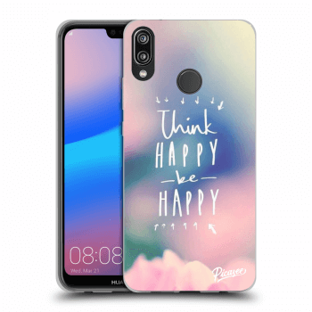 Etui na Huawei P20 Lite - Think happy be happy