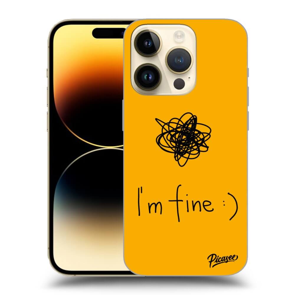 Picasee ULTIMATE CASE pro Apple iPhone 14 Pro - I am fine