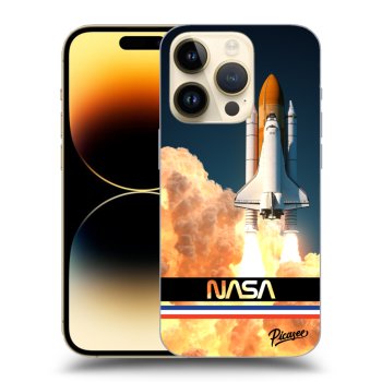 Picasee silikonowe przeźroczyste etui na Apple iPhone 14 Pro - Space Shuttle