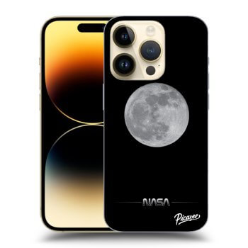Picasee silikonowe przeźroczyste etui na Apple iPhone 14 Pro - Moon Minimal