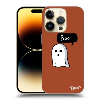 Picasee silikonowe czarne etui na Apple iPhone 14 Pro - Boo